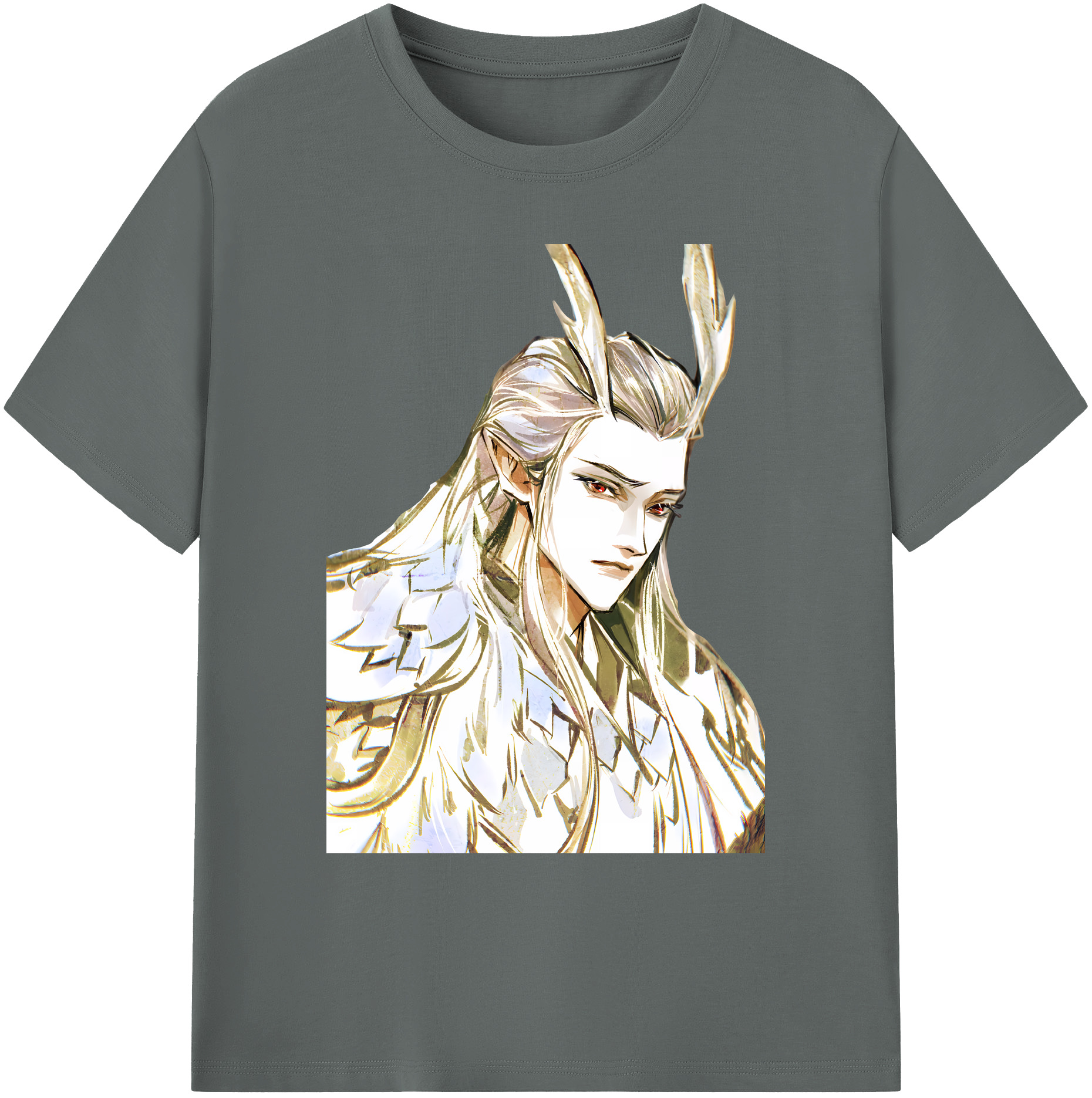 （画像用） Ne Zha 2 ナタ 魔童の大暴れ 綿100％ メンズ半袖Tシャツ｜肌触りやわらか＆通気性